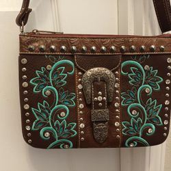 Charming Western Style Handbag Carry Purse Shoulder Bag