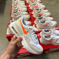 BRAND NEW Airmax system white orange phantom photon size run