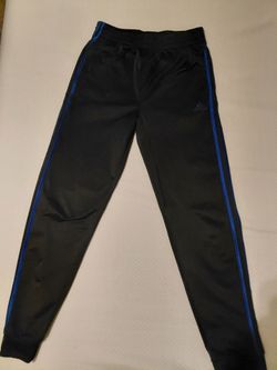 Black and blue Adidas sweatpants size large