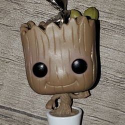 Guardians Of The Galaxy "Groot" Keychain By Funko! Excellent Condition! Used