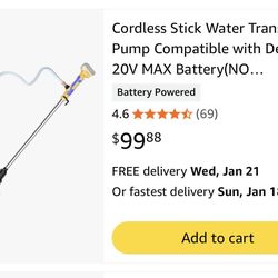 Battery Operated Transfer Pump