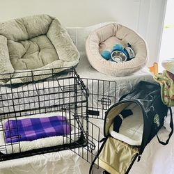 Small Dog Kennel,-Crate, Dog Carrier, Beds & Accessories