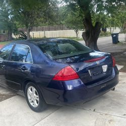 2007 Honda Accord 4 Cyl Blue 
