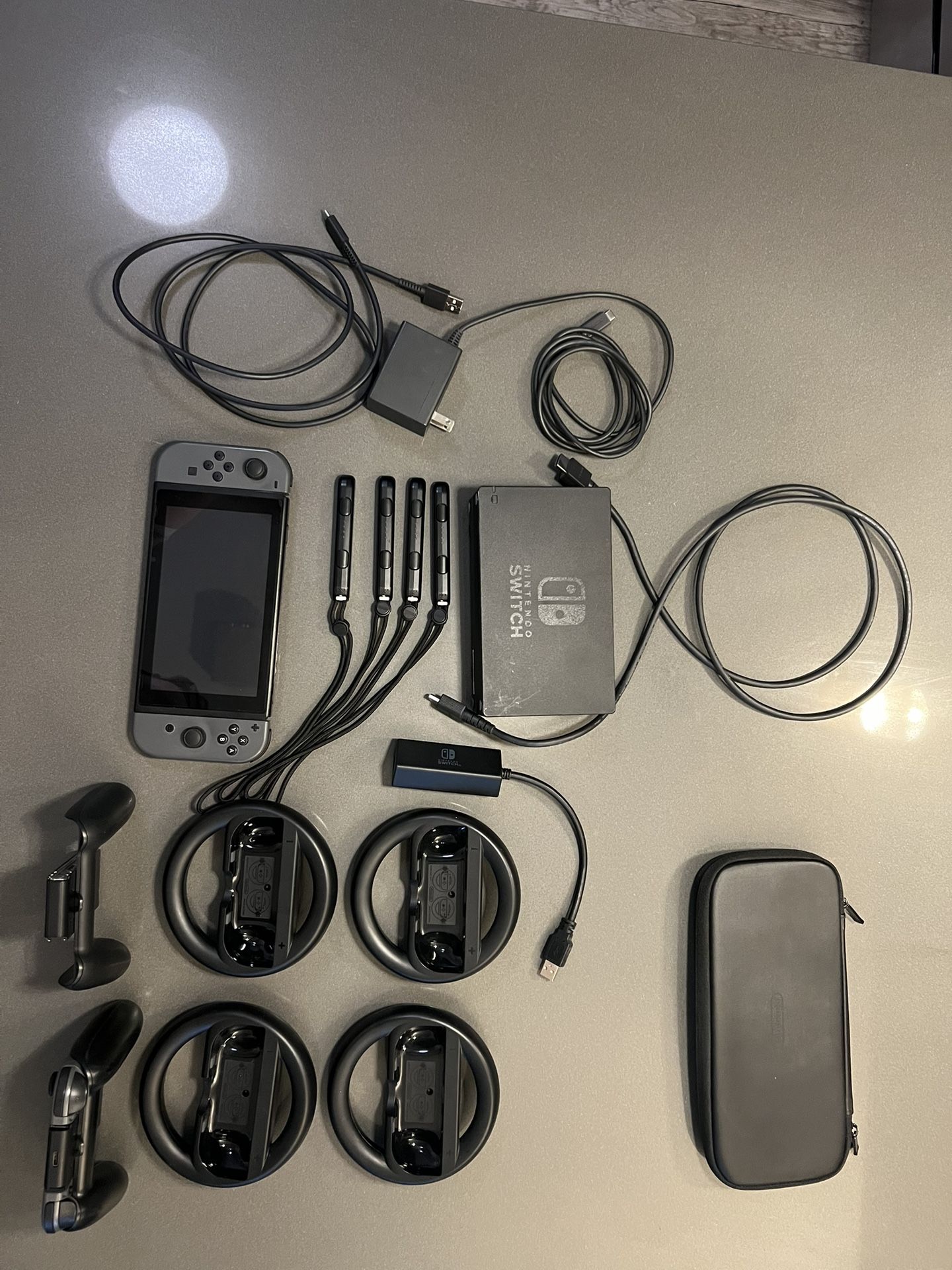 Nintendo Switch 1 Grey V1 Edition with Accessories and 512GB MicroSD Card