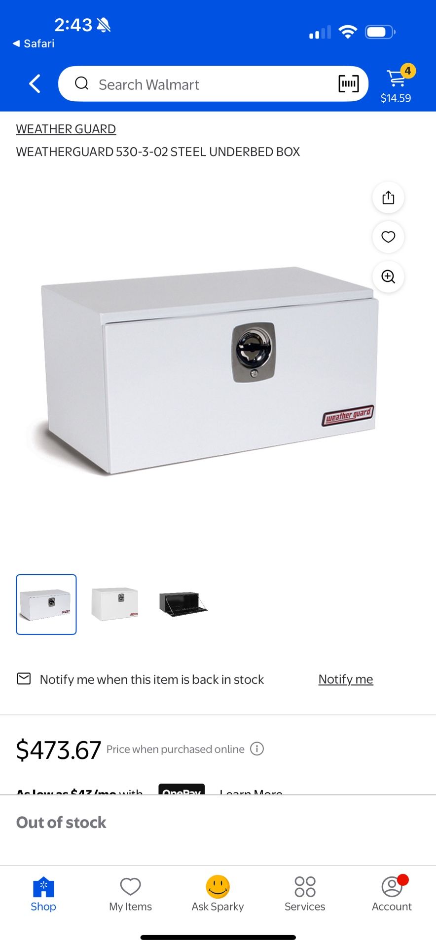 Weather Guard Underbed Box