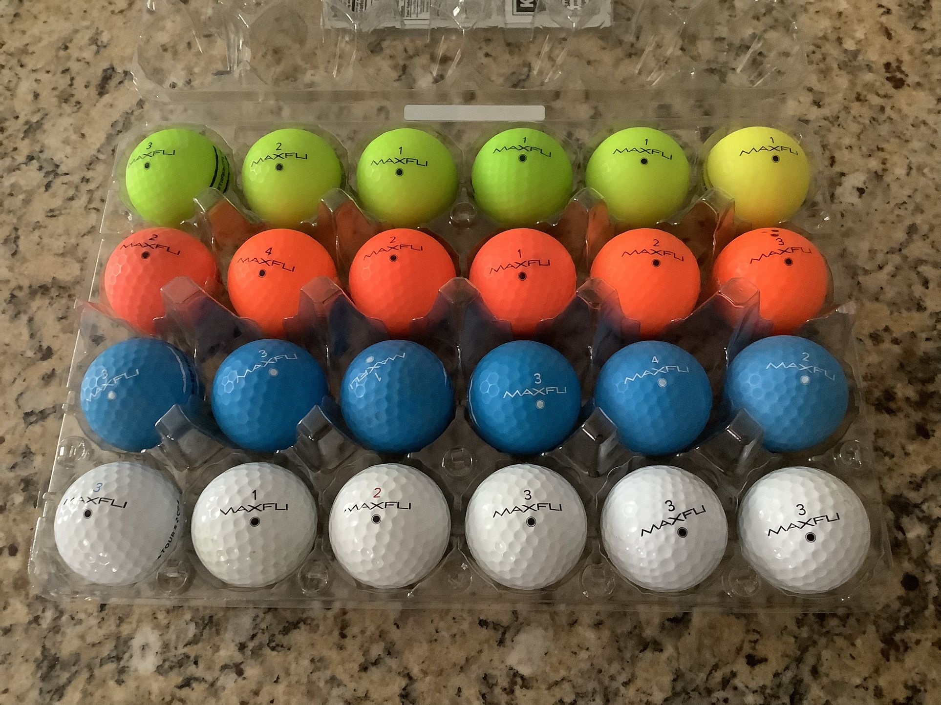 MAXFLI Assorted Colors. 24pk $15