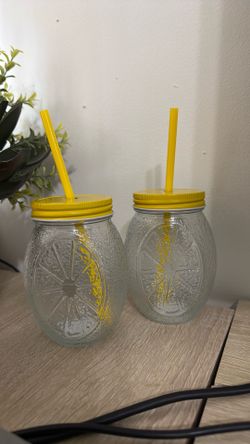 Clear lemon cups