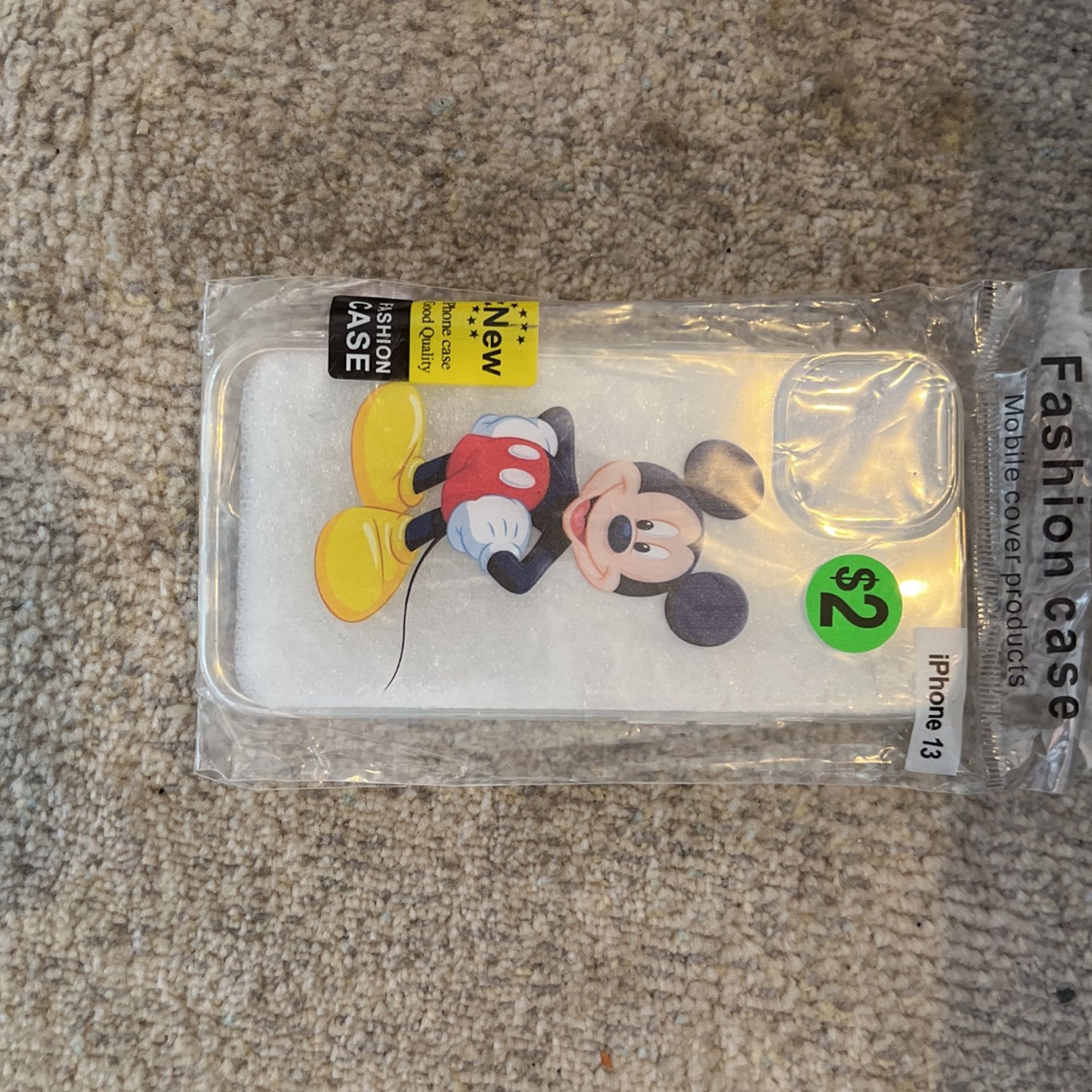 Mickey Mouse IPhone 13. lear case - NEW