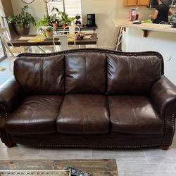 Leather Couch $350 Obo