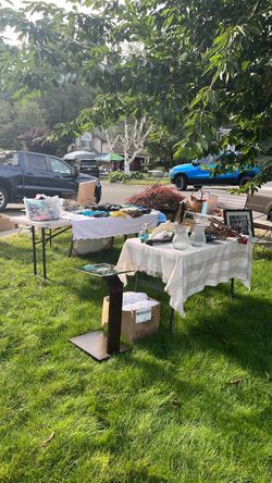 Neighbourhood Garage sale.