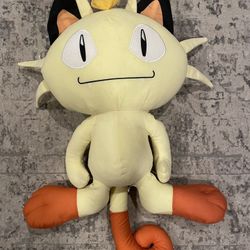 Pokemon Meowth Large Plush