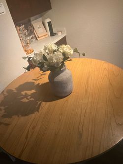 Round Wood Dining Table