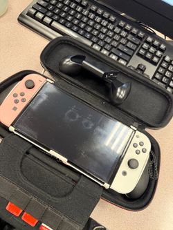 Nintendo Switch OLED w/ 4 Games & Full Gaming Set