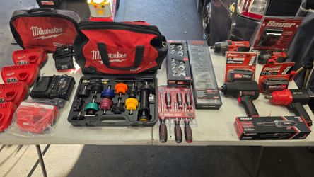 Milwaukee/Icon/Bauer/Harbor Freight tools