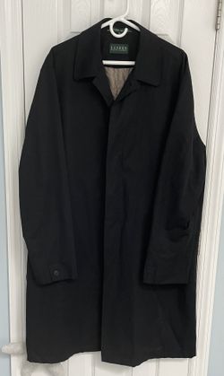 Ralph Lauren Men’s Black Trench Over Coat, 46L