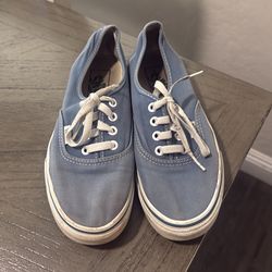 Blue Vans men size 6 women 7,5