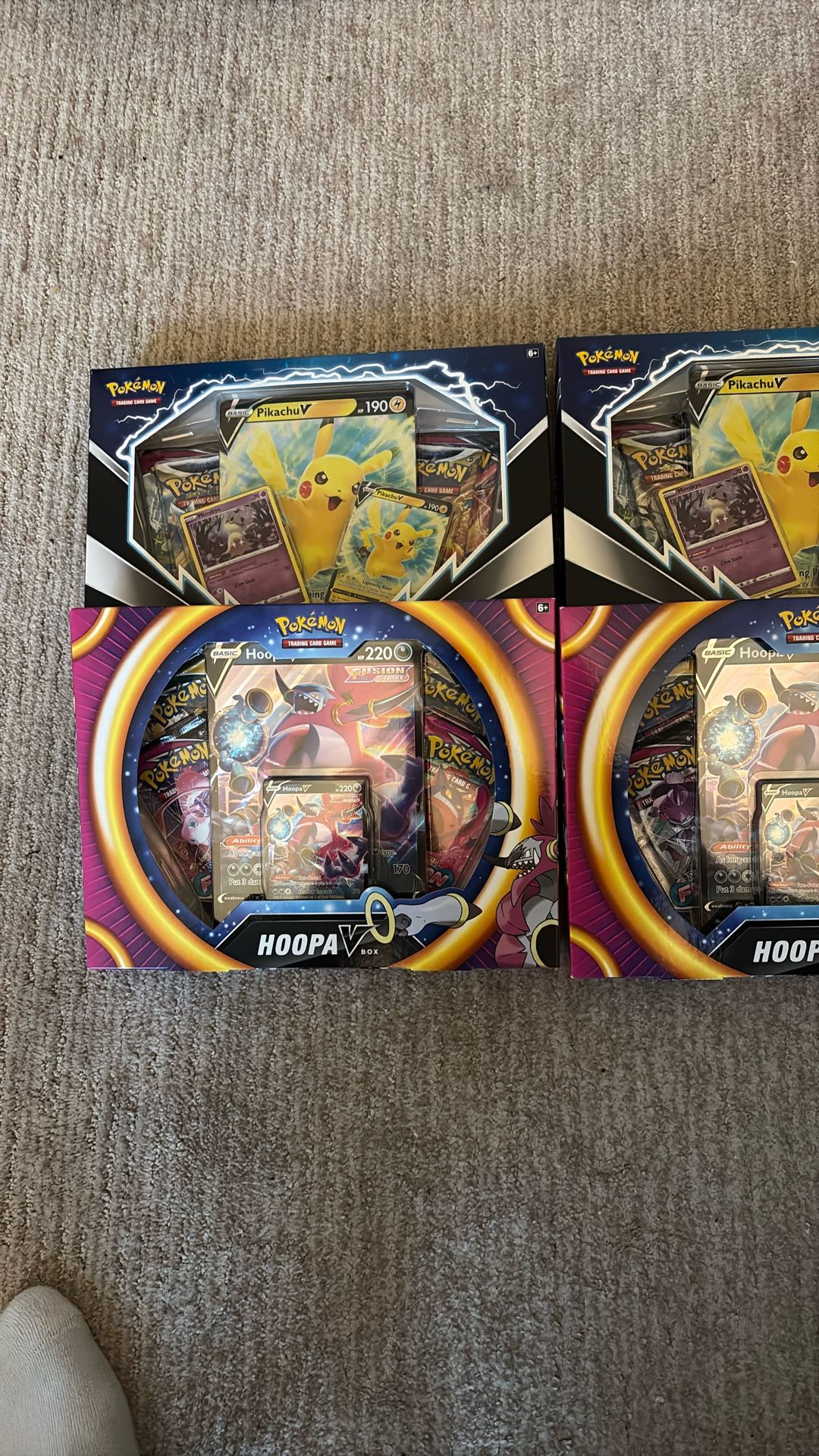 Pokemon V Box Hoopa Pikachu Evolving Skies