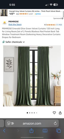 52”x120” Primrose Window Curtain Set