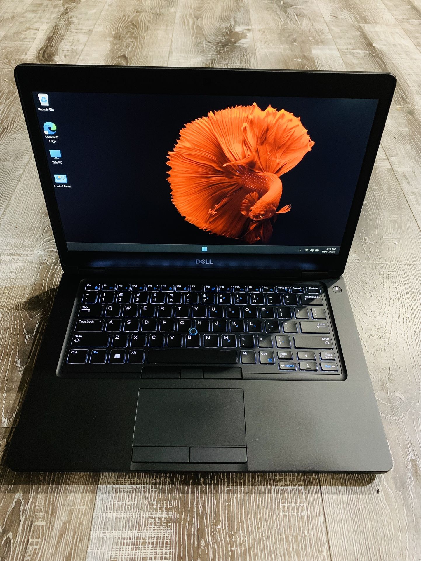 Dell Laptop - 12GB DDR4 Ram, Intel i5 @ 2.60GHz, Backlit Keyboard, Win 11 Pro 64bit, MS Office 2024