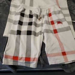 Burberry Shirt And Shorts Xl 