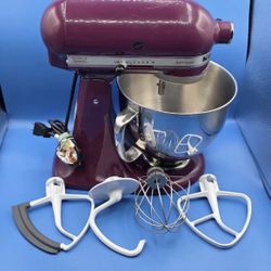 Kitchenaid Artisan Series 5 Quart Tilt Stand Mixer Plum Color 