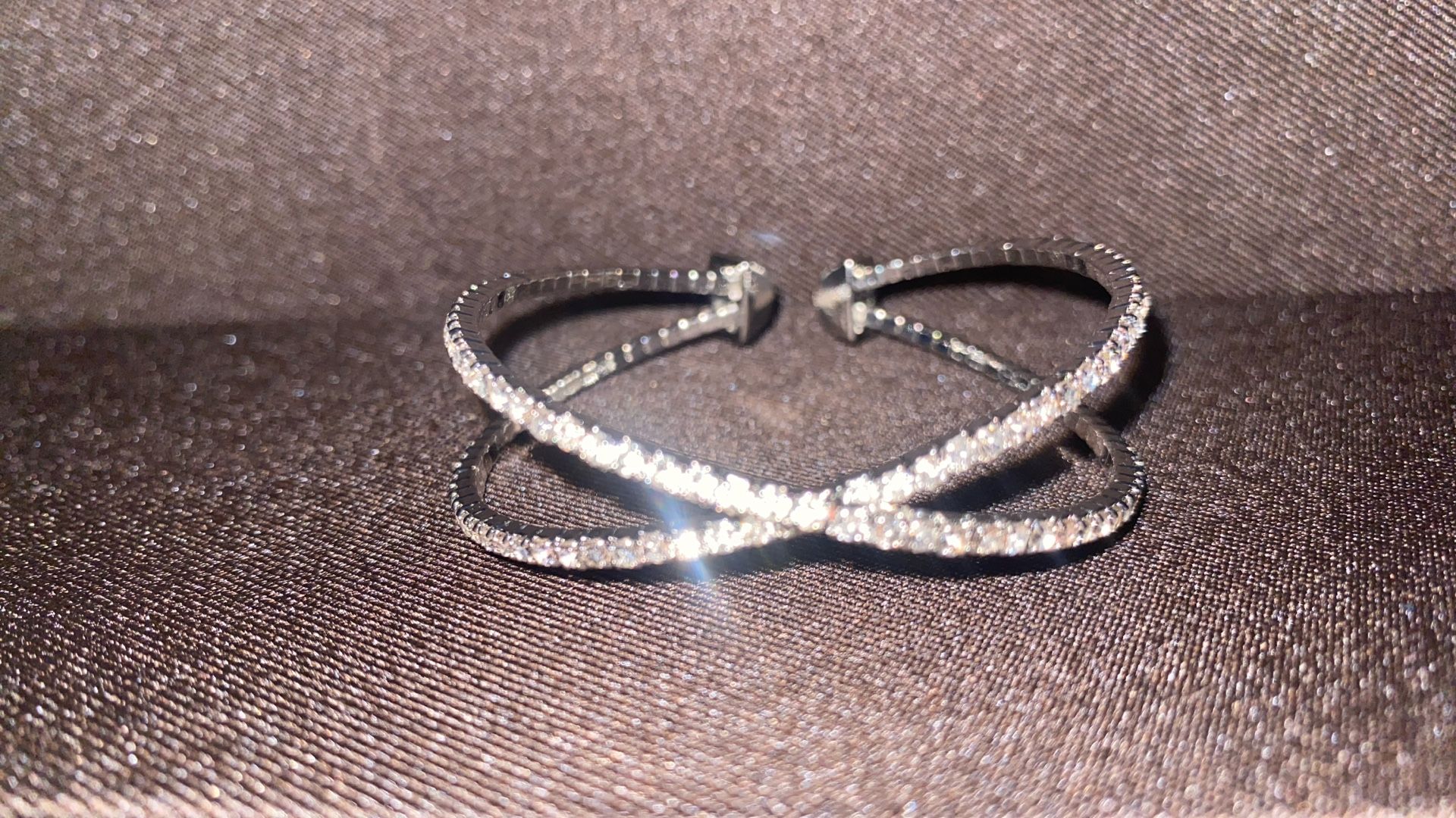 Silver Rhinestone Bracelet