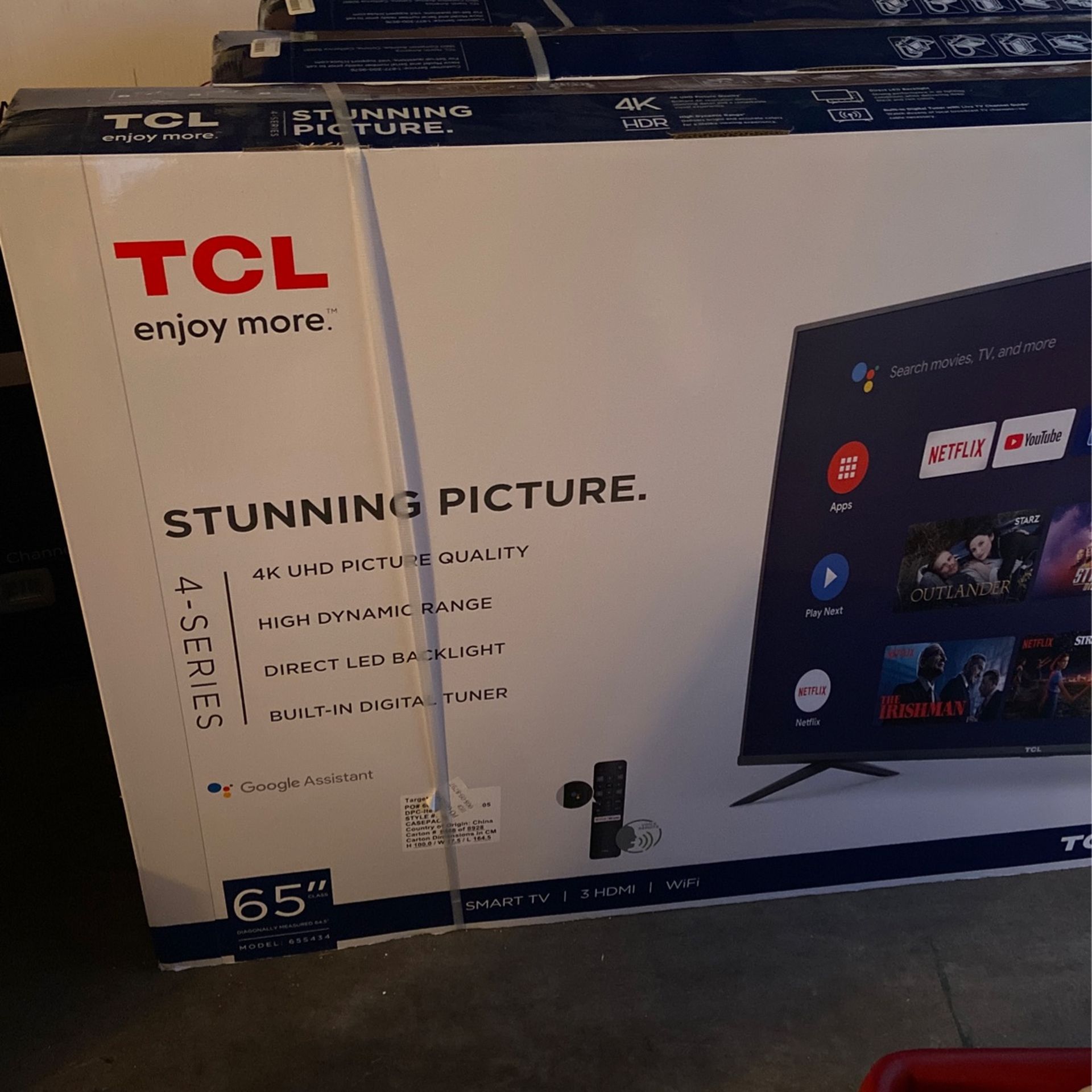 TCL 65 Inch Smart 4K Tv