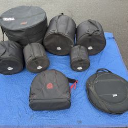 Drum Soft Cases + Cymbal Bag