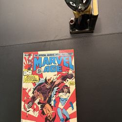 Marvel 1984 Marvel Age #11 News Magazine Comic Wolverine & Kitty Pryde, 7x10”