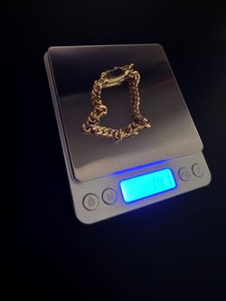 Gold plated bracelet