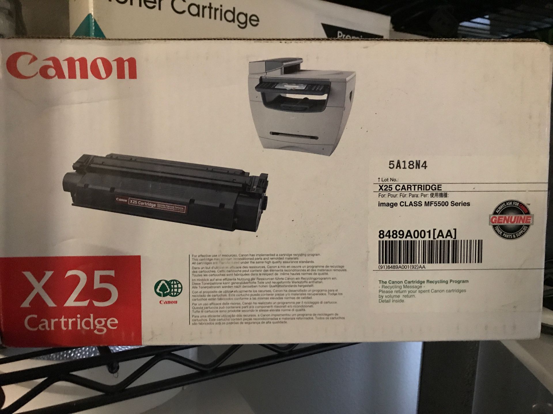 Canon c25 cartridge