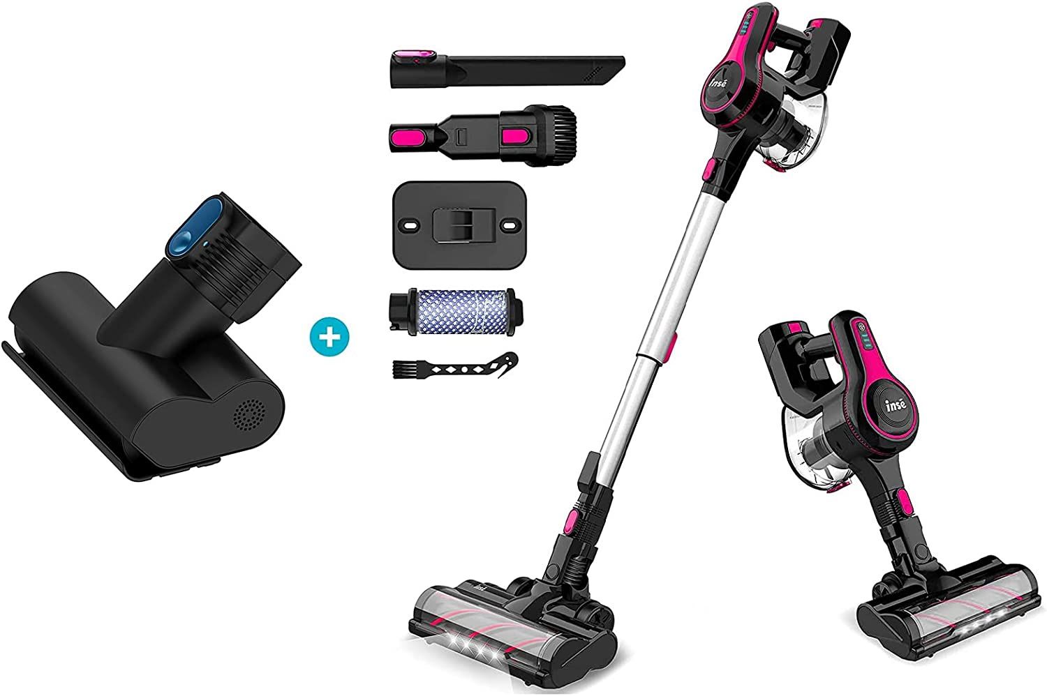 Cordless Vacuum Cleaner with Mini Bed Brush