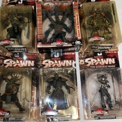  MCFARLANE TOYS SPAWN DARK AGE THE SAMURAI WARS sealed package- lot