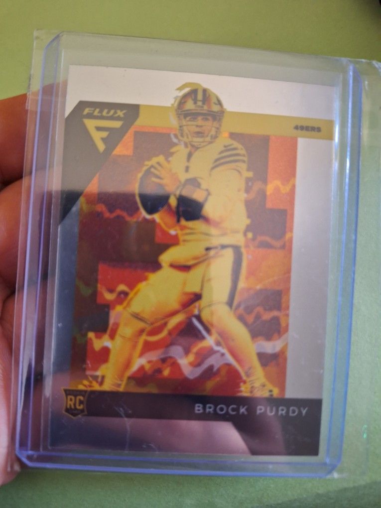 2022 BROCK PURDY ROOKIE Panini Chronicles Flux Chrome