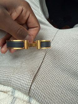 Hermes mens Cliq bracelet