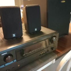 Denon Amplifier And Speakers 
