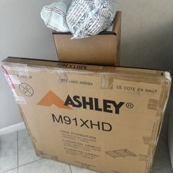 Twin Bed set With Brand New Frame, Mattress, and Pillow