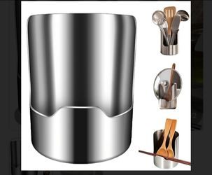 Kitchen utensils holder stainless steel lid holder spoon rest