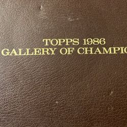 1986 Bronze Baseball Card Replica With Certificate Of Authenticity 