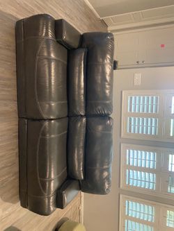 Ashley furniture leather couch