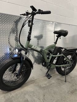 ✅BRAND NEW - 1000 Watt Folding Electric Bike Lightweight 20x3.0 Fat Tire, 20ah, 32mph, 50-80 Mile Range, Heavy Duty Rear Rack