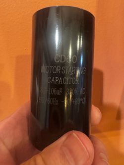 Rheem/Ruud HVAC Motor Start Capacitor 88–106 MFD 330V – New