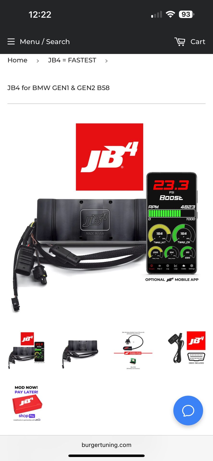 Gen 2 B58 JB4 tune (read description)