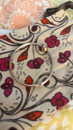 PANDORA Moments Three-Link Pandora Rose Bangle Bracelet