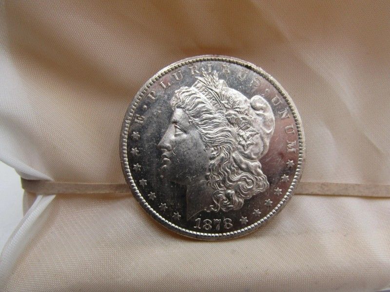 U.S. MORGAN SILVER DOLLAR 1878 CC DMPL BU CONDITION GREAT EYE APPEAL*