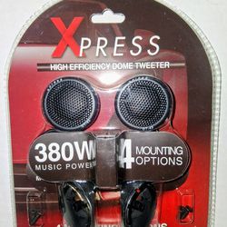 Xpress Audio Dome Tweeters 380 Watts Brand New