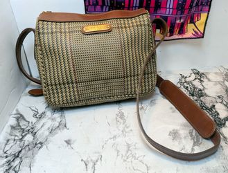 Vintage Polo Ralph Lauren Houndstooth Crossbody Bag
