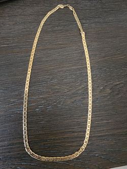 14 k Gold Mariner Link Chain Necklace