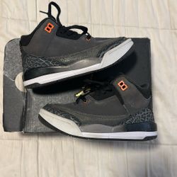 Jordan 3 Retro Fear PS Size 12c