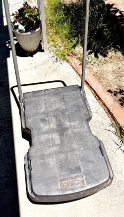 Title Rubbermaid Commercial Product Trolley Wagon